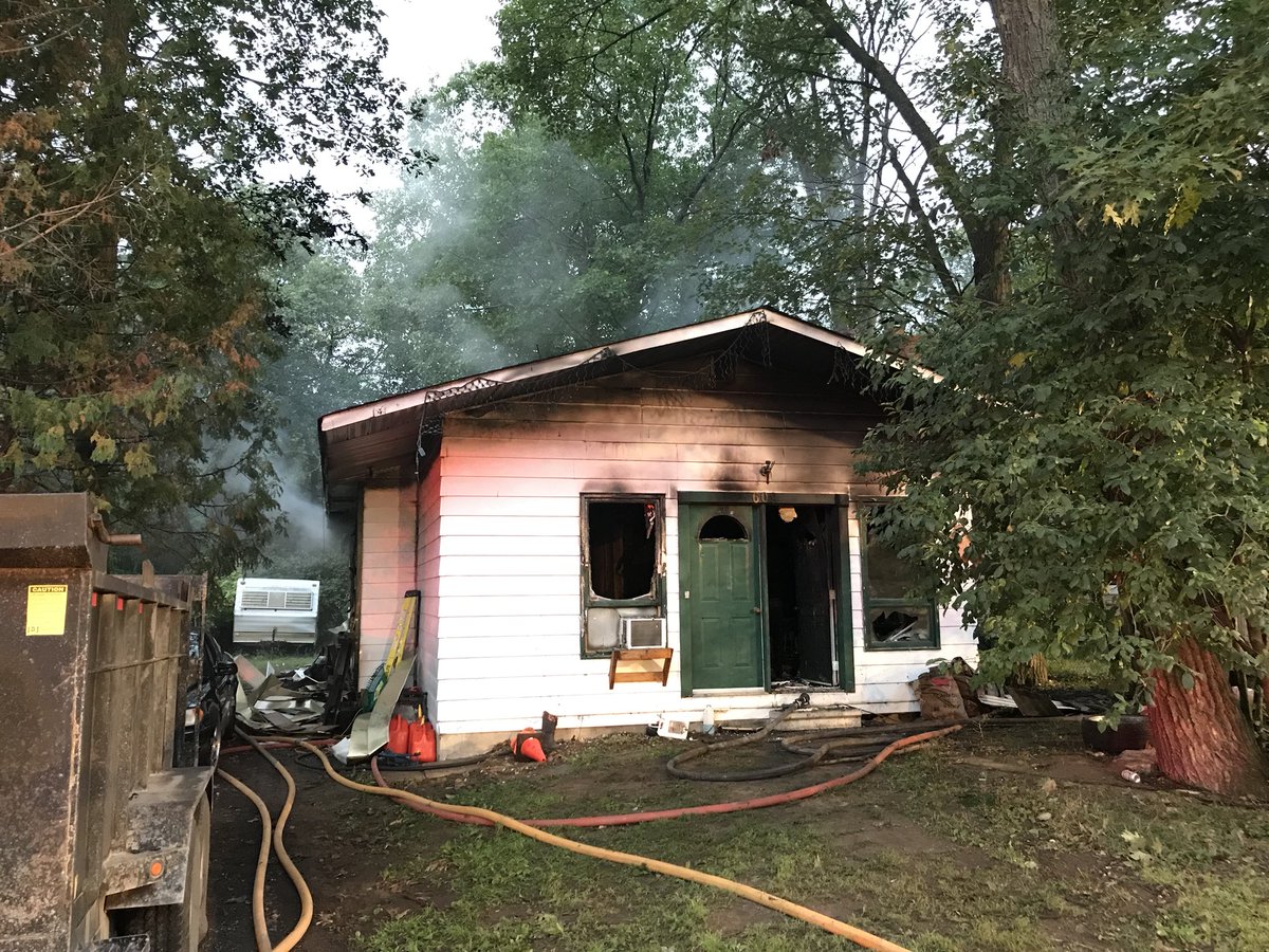 An early-morning fire in Constance Bay severely damaged a home on Wednesday and has left three people displaced.