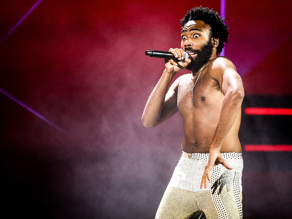 Childish Gambino performs onstage during the  iHeartRadio Music Festival  at T-Mobile Arena on September 21, 2018 in Las Vegas, Nevada.  