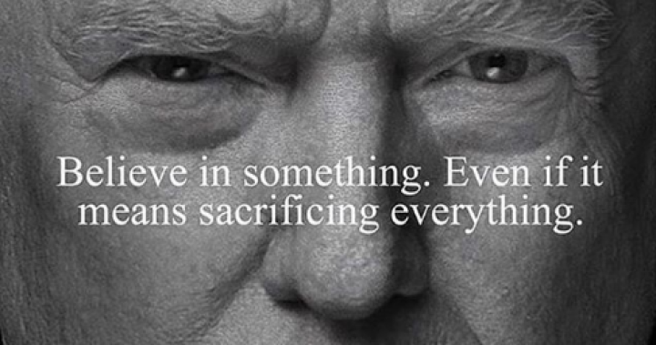salvar vaquero microscópico There, fixed it for you': Donald Trump Jr. puts his dad in Colin Kaepernick's  Nike ad - National | Globalnews.ca