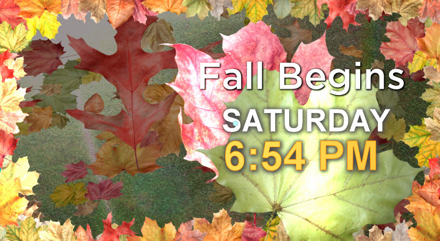 Fall begins in the Okanagan at 654pm on Saturday.