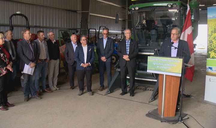 Federal Agriculture Minister Lawrence MacAulay was in Saskatoon on Sept. 11, 2018 where he made a funding announcement to support growth in the pulse sector.