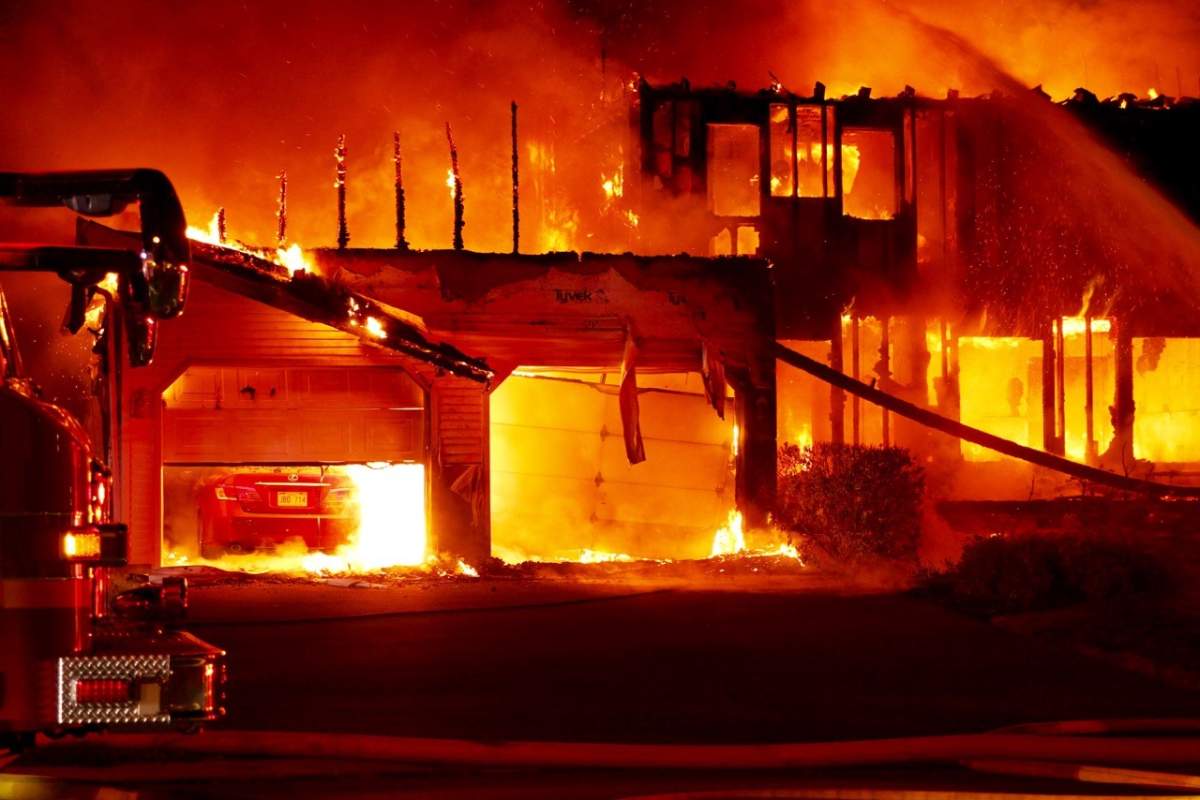 Fire damaged a two-storey house in Riverview, N.B., displacing four adults and a toddler. 