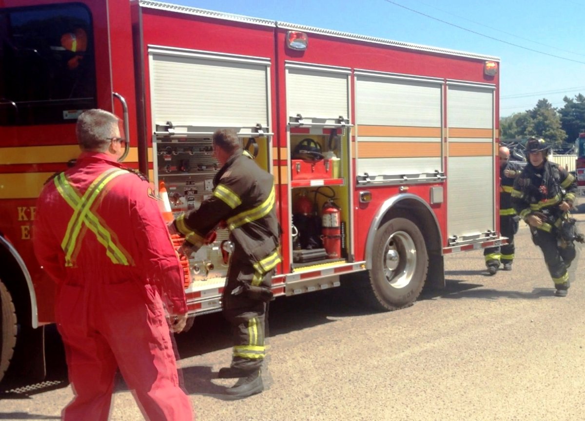 Kelowna trailer goes up in flames Globalnews.ca