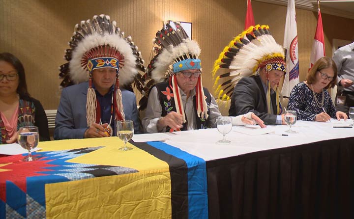 The federal government announced two investments totalling $56.2 million with the Saskatoon Tribal Council to benefit First Nation communities in Saskatchewan.