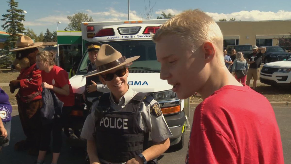 Cruise Jackson organized the first-ever first responders appreciation event in Airdrie.