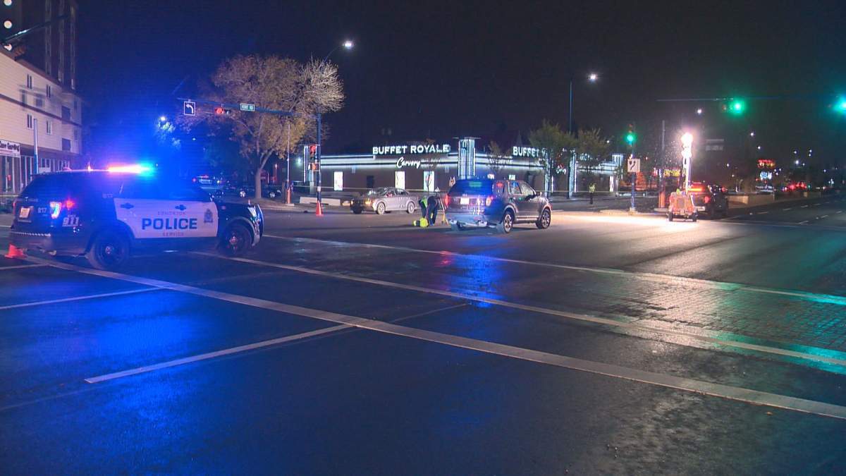 A serious collision on Fort Road near 64 Street in north Edmonton sent a teenager to hospital with critical injuries late Thursday night. September 20, 2018. .