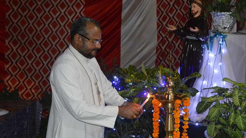 Bishop Franco Mulakkal is shown in this 2016 photo.