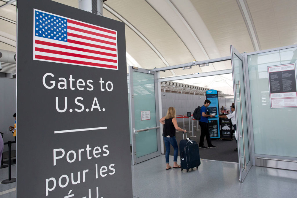 Toronto Pearson tweeted Saturday morning that a "containment issue" temporarily paused passenger processing and "pushbacks" from gates for flights to the U.S.