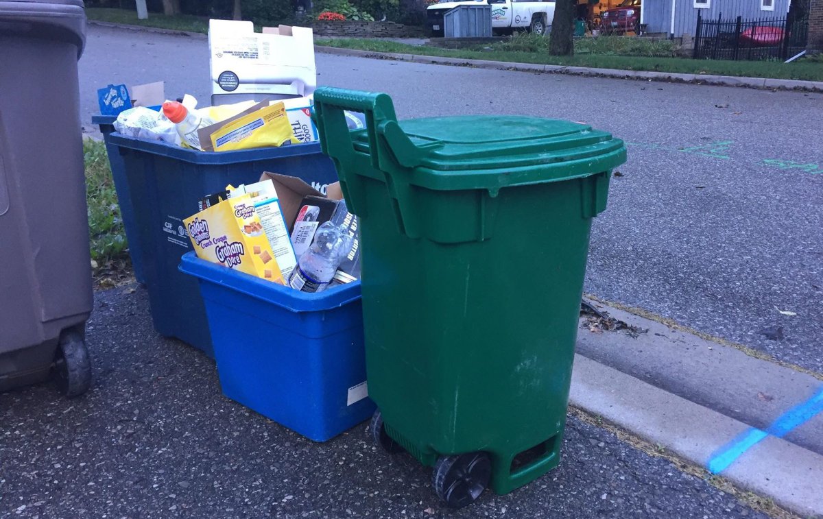 Soon green bins will be a familiar site on the curbs in Peterborough, Ont., as the new service begins the week of Oct. 31, 2023.