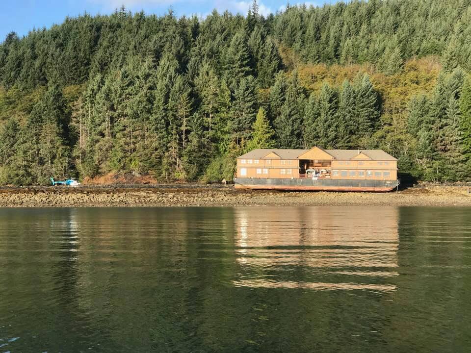 Canadian Coast Guard monitoring barge that ran aground in Haida Gwaii - image