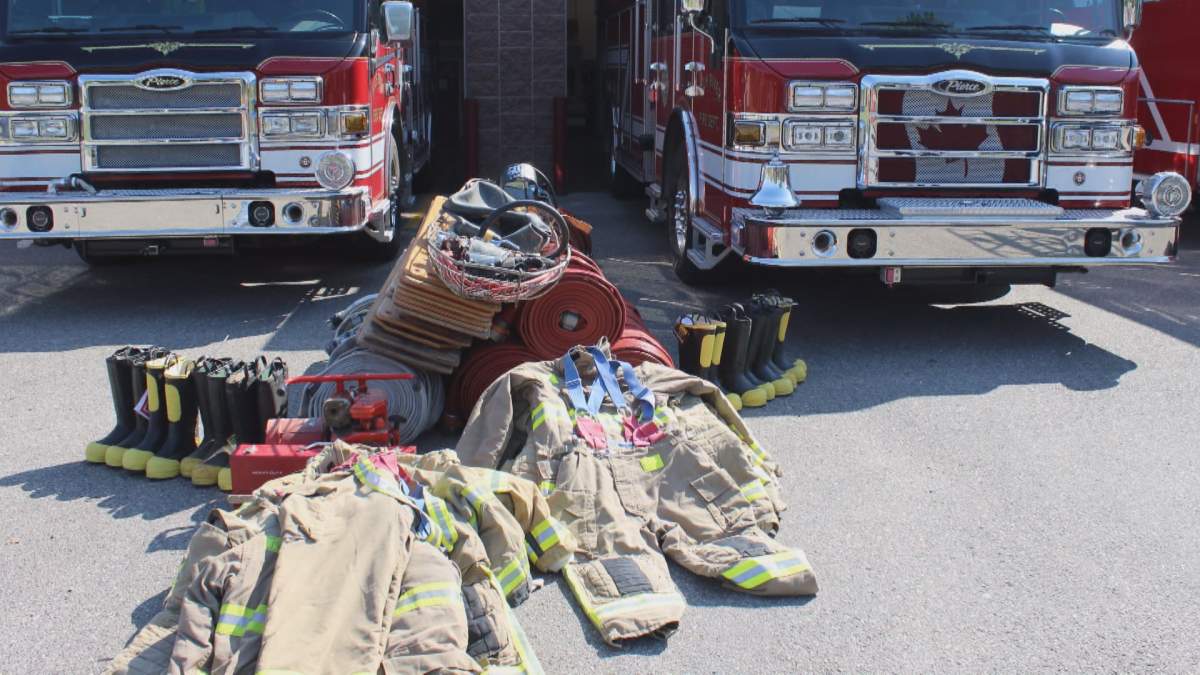The High River Fire Department is donating pants, jackets, boots, stretchers and hoses to volunteer firefighters in Chile.