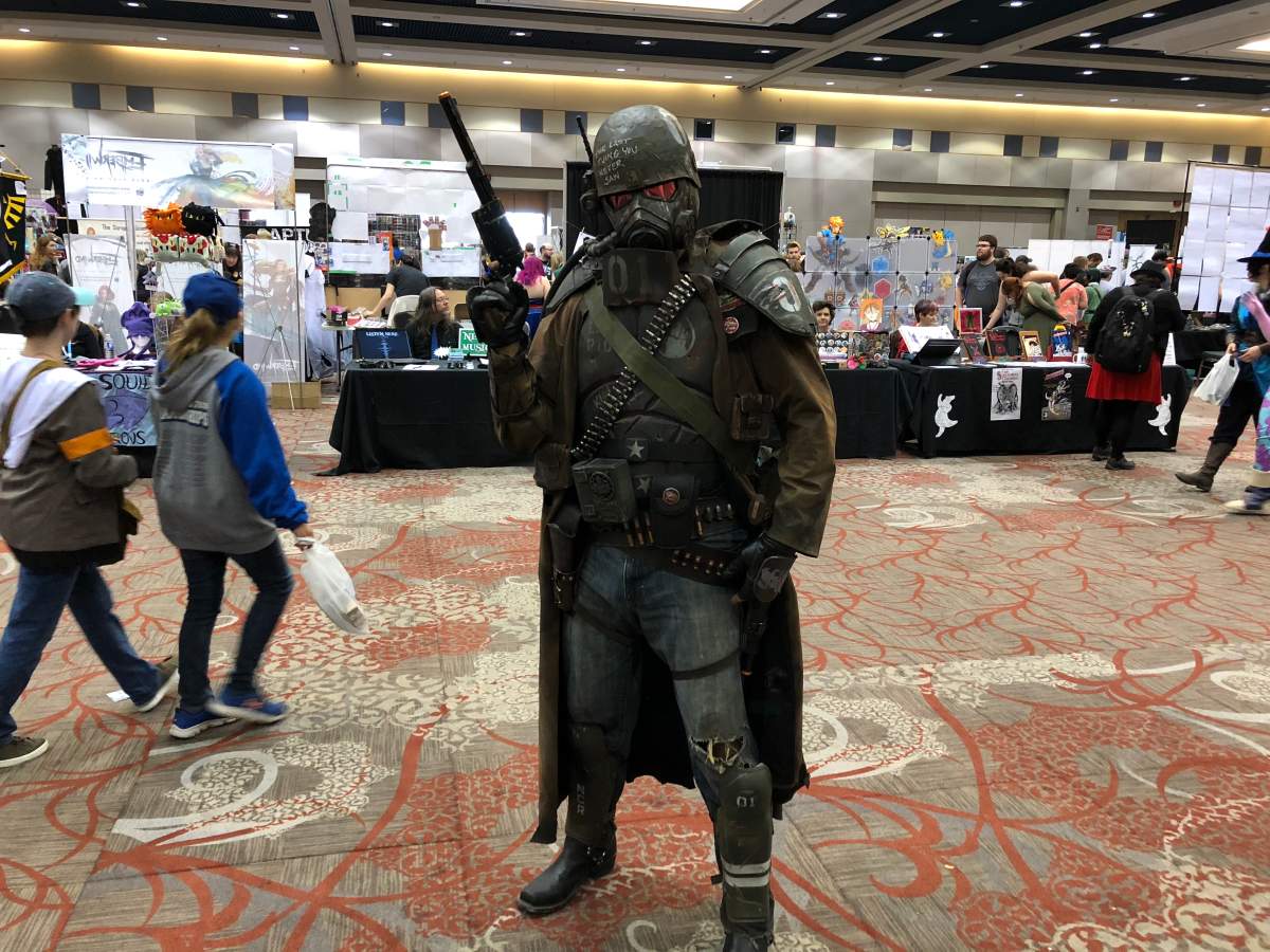 Paul Zappitelli of Zappit Props showcases his cosplay of a character from popular video game, Fallout: New Vegas.
