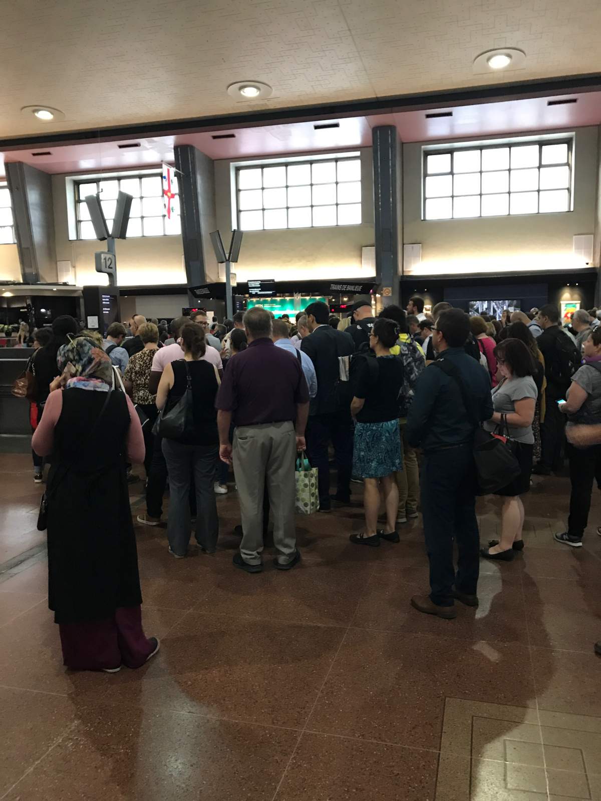 Train service was cancelled for several departures toward Deux-Montagnes.