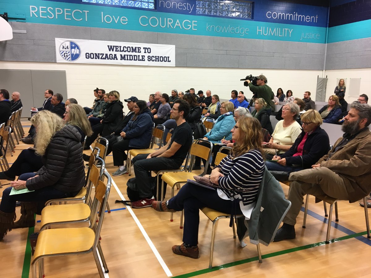 About 75 people were at an information session on meth in Winnipeg on Wednesday night. 