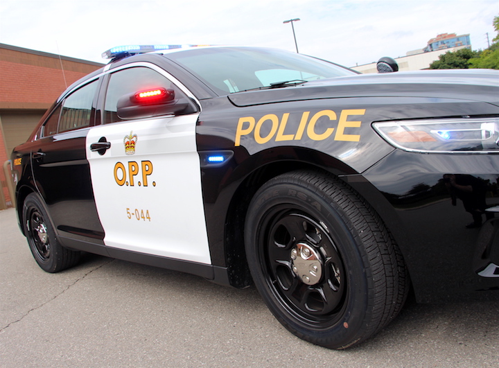 Lanark OPP have closed roads and evacuated buildings in downtown Perth after a vehicle collision severed a gas line.