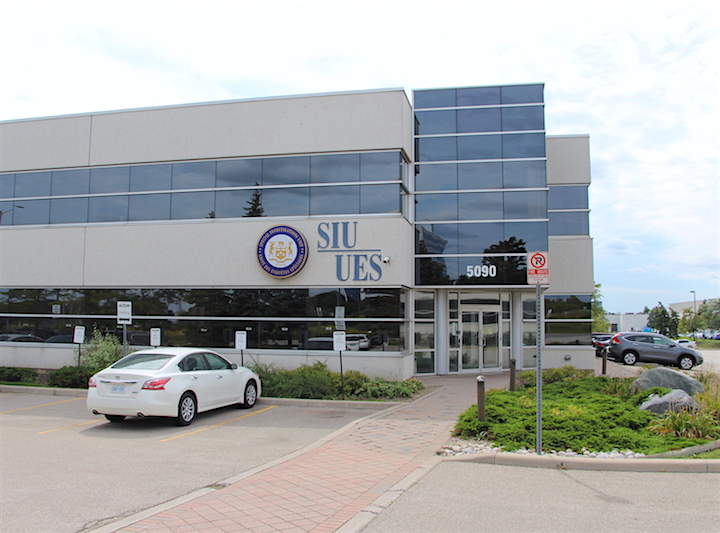 The Special Investigations Unit's office in Mississauga.