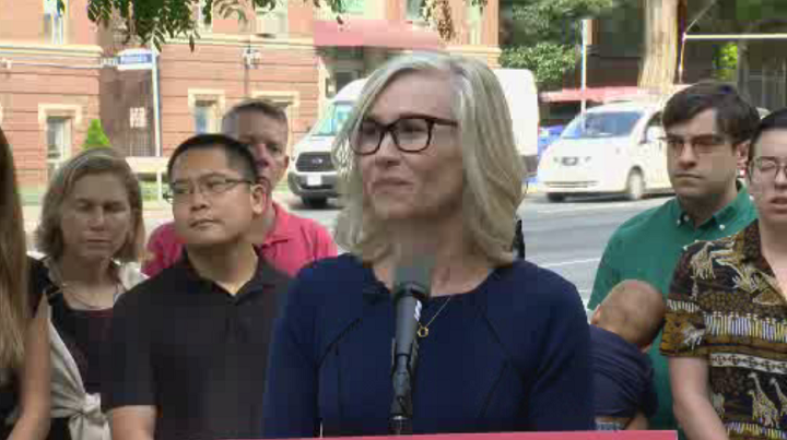 Mayoral candidate Jennifer Keesmaat unveils her plan for road safety in Toronto. 