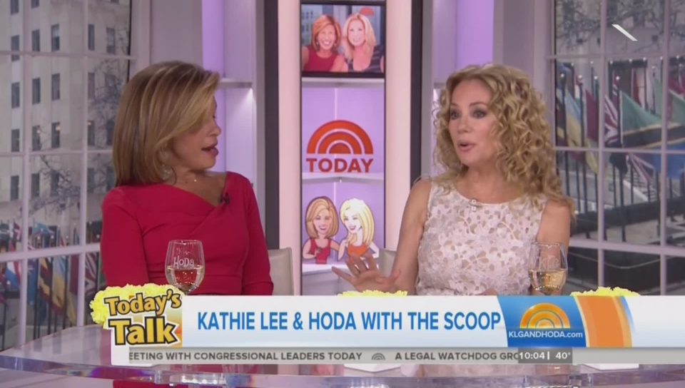 Kathie Lee Gifford, right, talks about making Hallmark movies based on the “Godwinks” books, on the “Today” show.