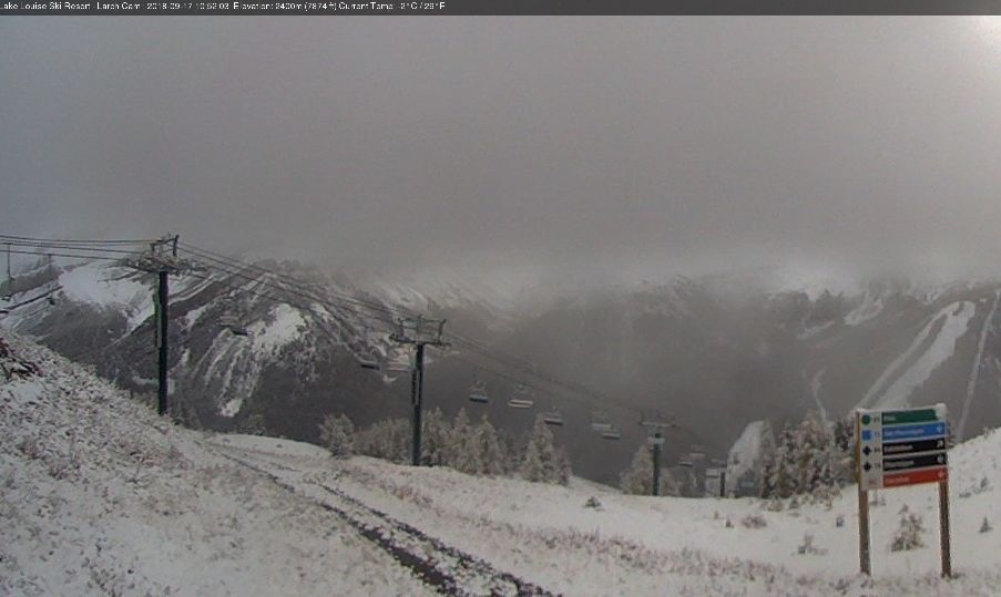 A view of Lake Louise on Sept. 21, 2018.