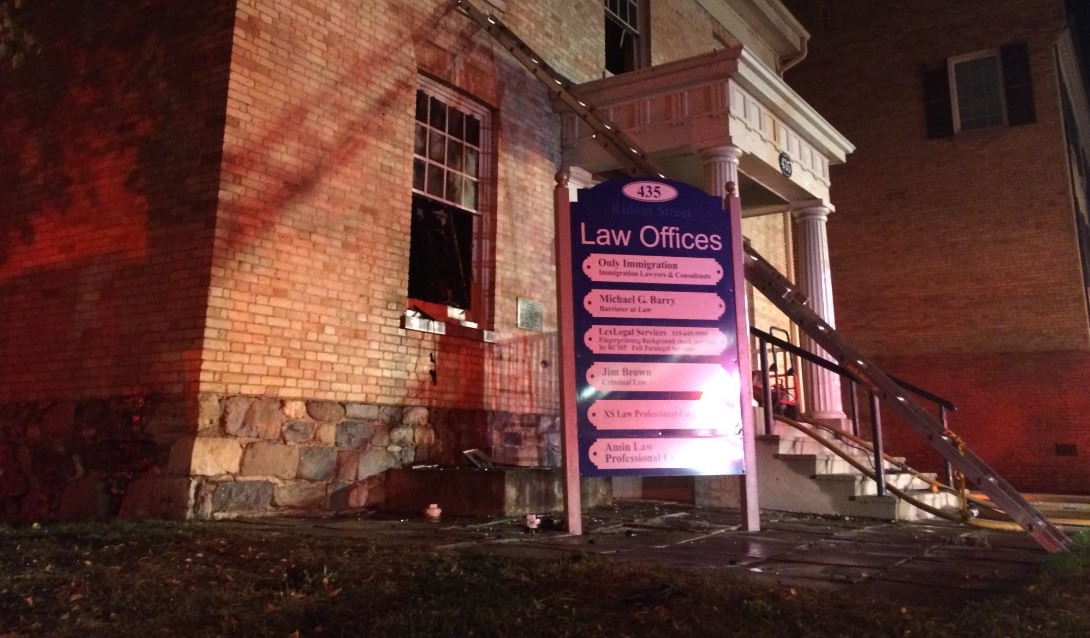 Fire officials expect the damage at downtown law office will be "expensive" after an early morning fire Monday.