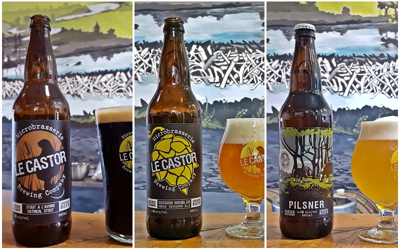 Three products recalled by Le Castor Microbrewery in Rigaud, QC.