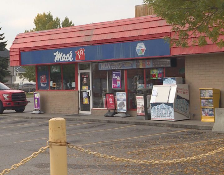 A man was stabbed outside a convenience store in Vista Heights on Saturday.