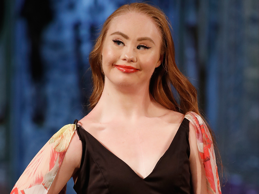 Madeline Stuart walks the runway during the MADELINE STUART 21 REASONS WHY Show At New York Fashion Week Powered By Art Hearts Fashion on Sept. 7, 2018.  