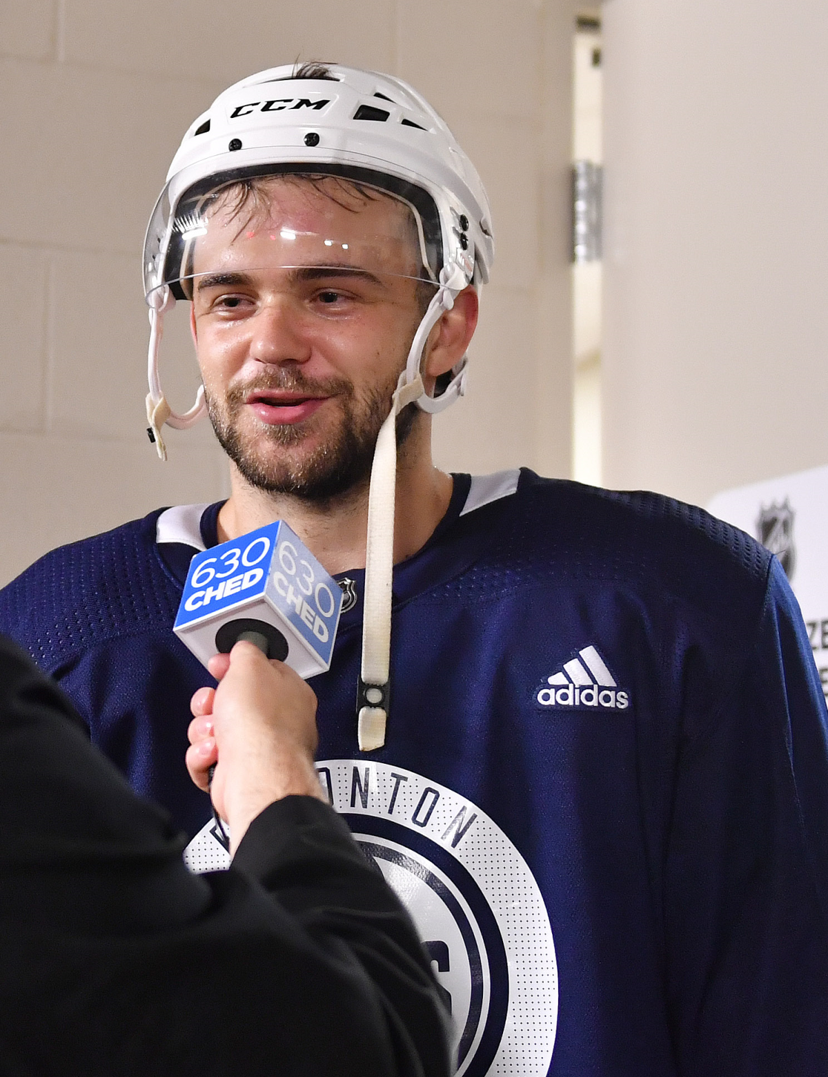 Oilers prospect Cooper Marody speaks with 630 CHED's Reid Wilkins at rookie camp on September 8, 2018.