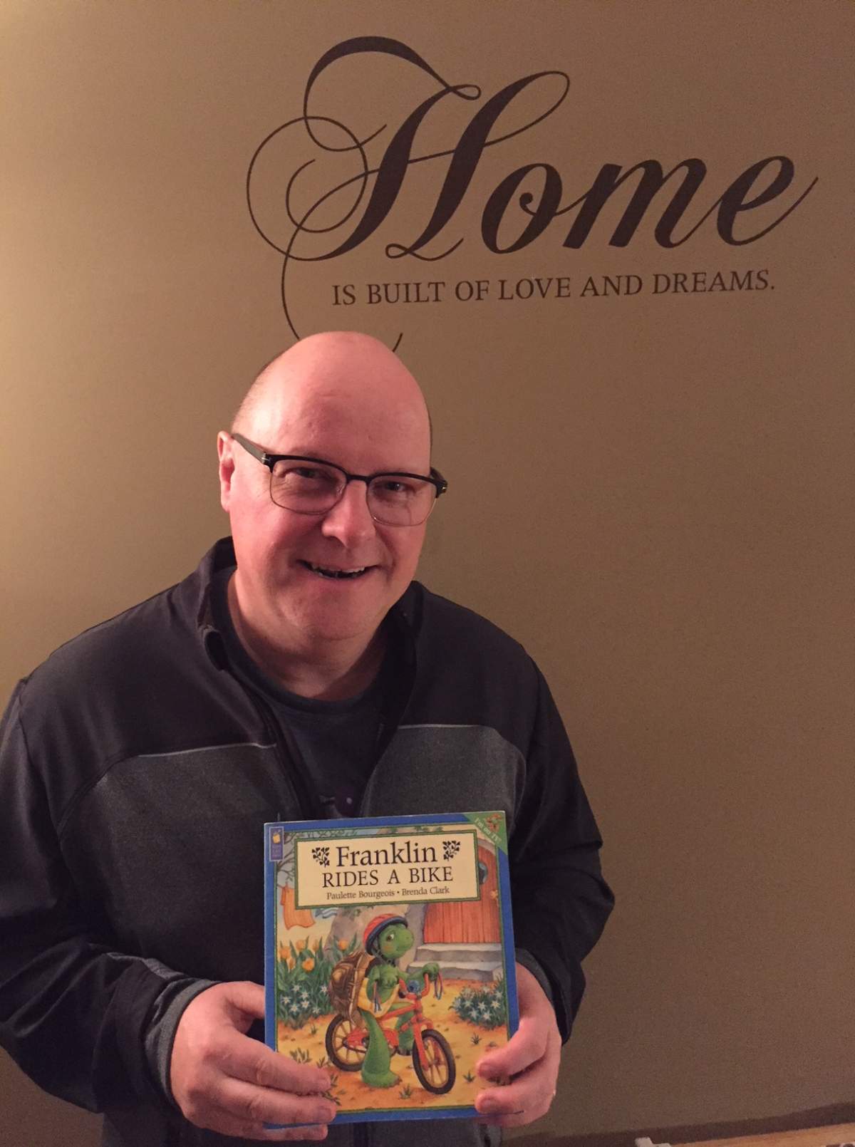 Stollery CEO Mike House says, “We are big book lovers in the House house.”