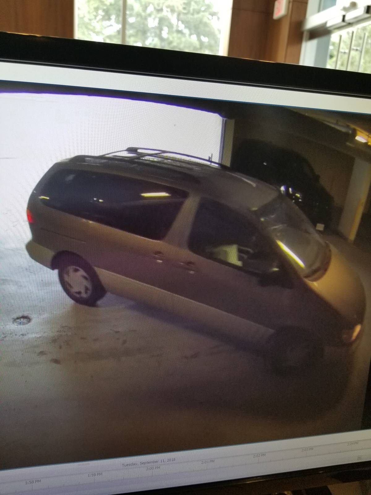 The Anderson family’s minivan was last captured on surveillance video leaving the parking garage at their home on Tuesday.