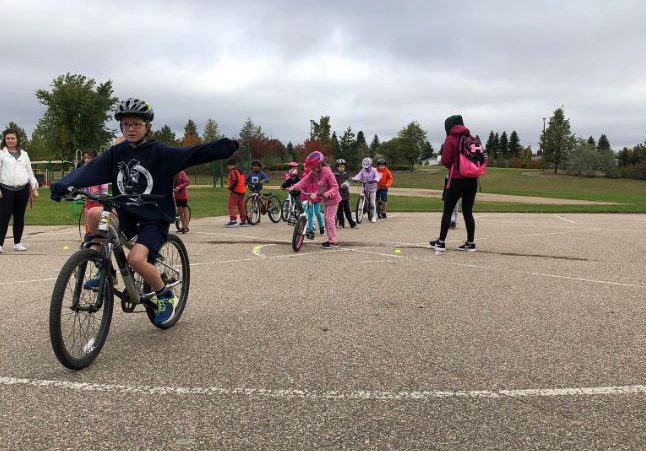 The Move to Grow campaign encourages students to add more physical activity into their day through their commute to school.