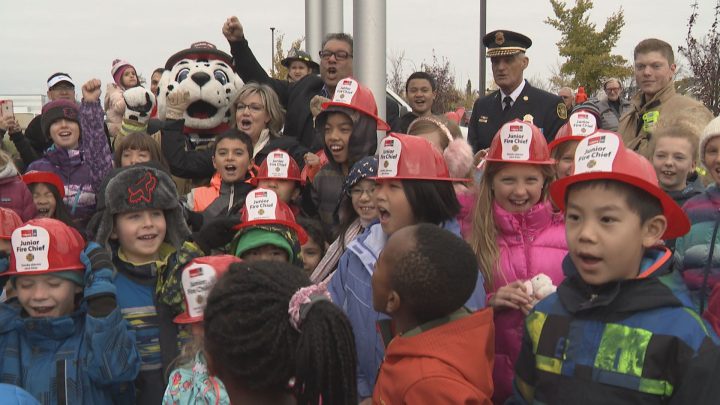 Tons of people packed the new Tuscany Fire Station in northwest Calgary to celebrate its opening on Saturday.