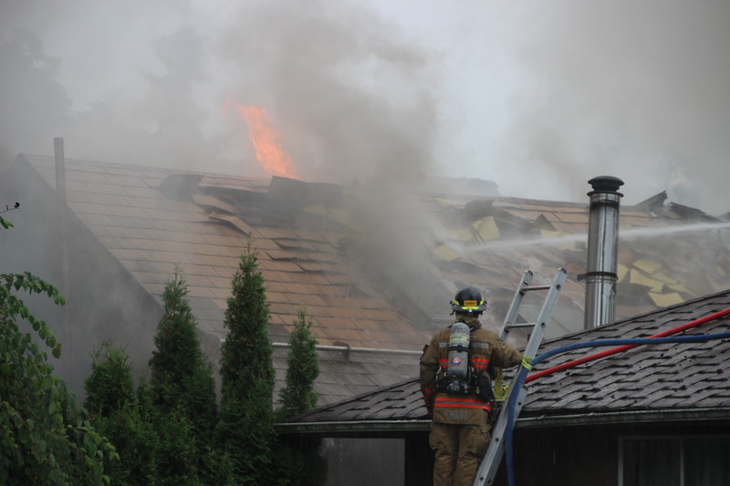 District of North Vancouver fire.