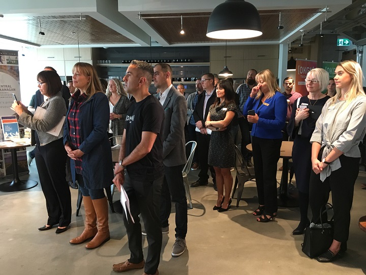 Kelowna mayor Colin Basran was among those on hand during Thursday’s press conference announcing a study of how big the tech sector actually is in the Okanagan.