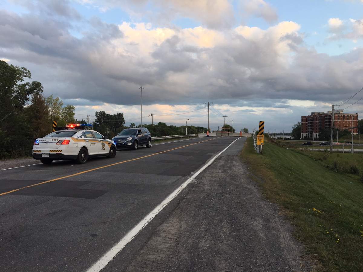 The Des Chenaux Road overpass was closed in September.