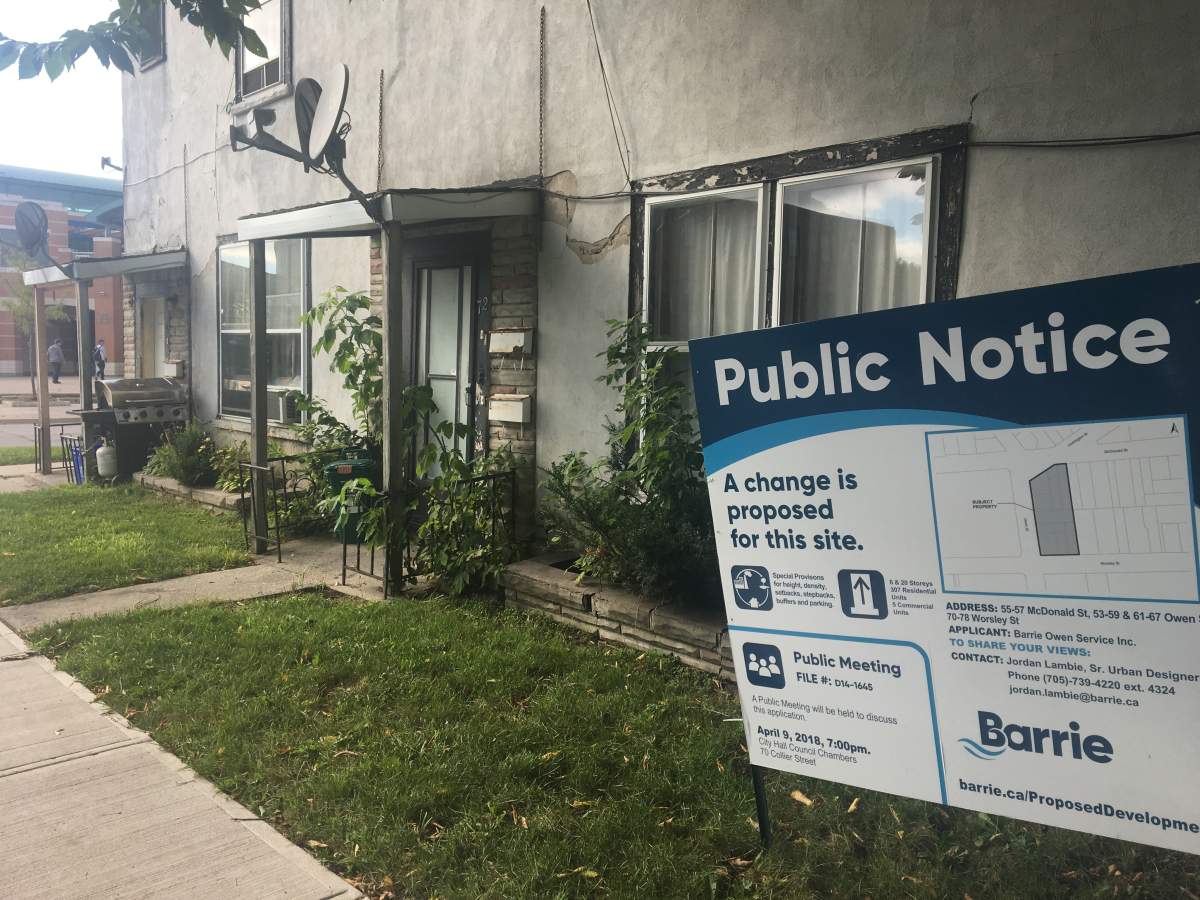 The proposed development site is approximately 0.39 hectares in size and sits on the east side of Owen Street, north of Worsley Street and south of McDonald Street.