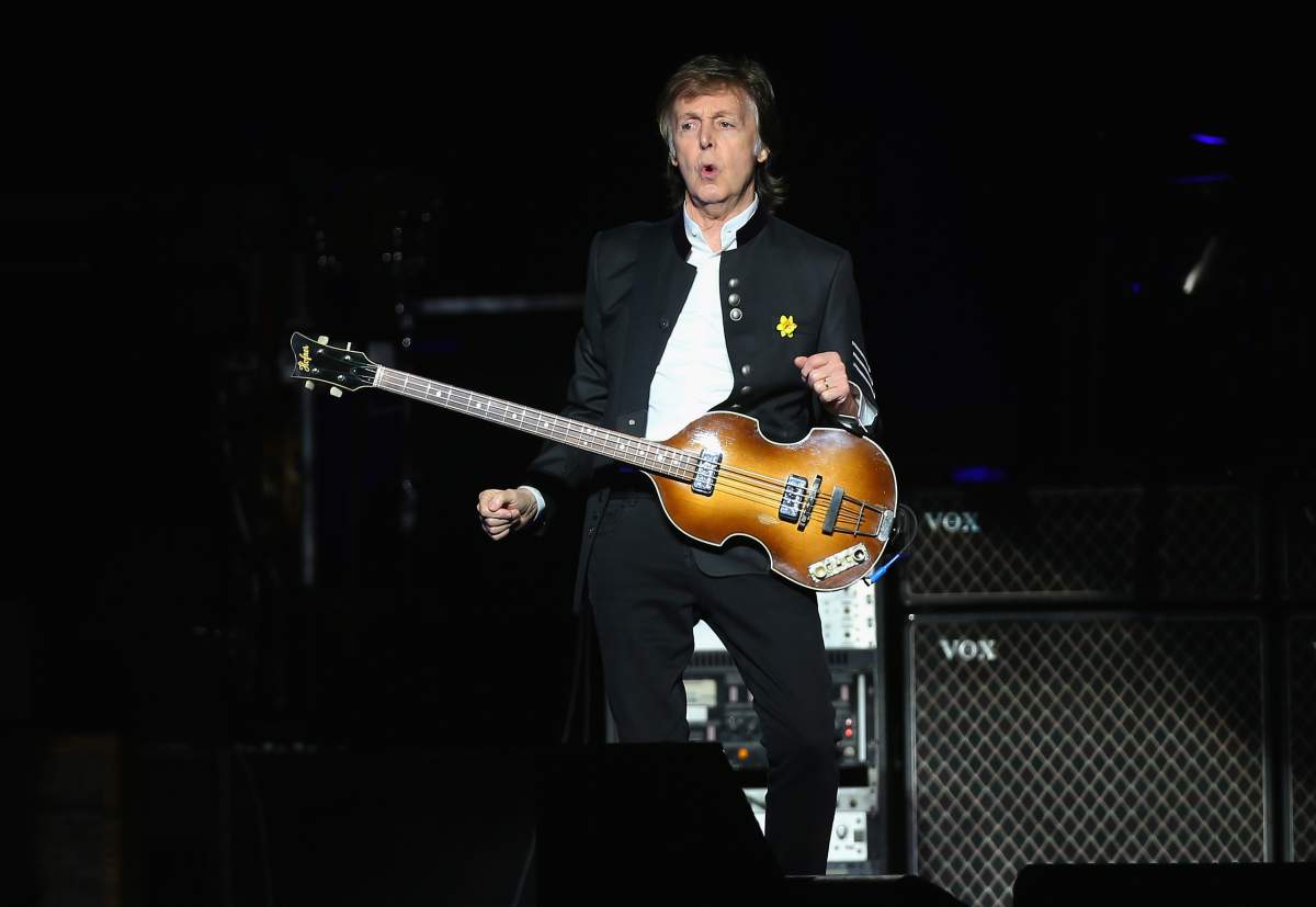 Paul McCartney performs at Qudos Bank Arena on December 11, 2017 in Sydney, Australia.