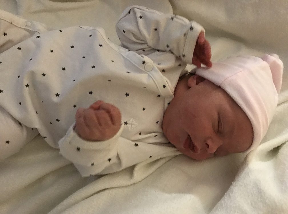 Sophia Brown was born Friday at St. Boniface General Hospital, weighing in at 8 lbs and 6 ounces.