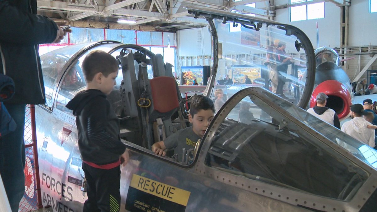 Open Cockpit Day took place at Edmonton's Alberta Aviation Museum.