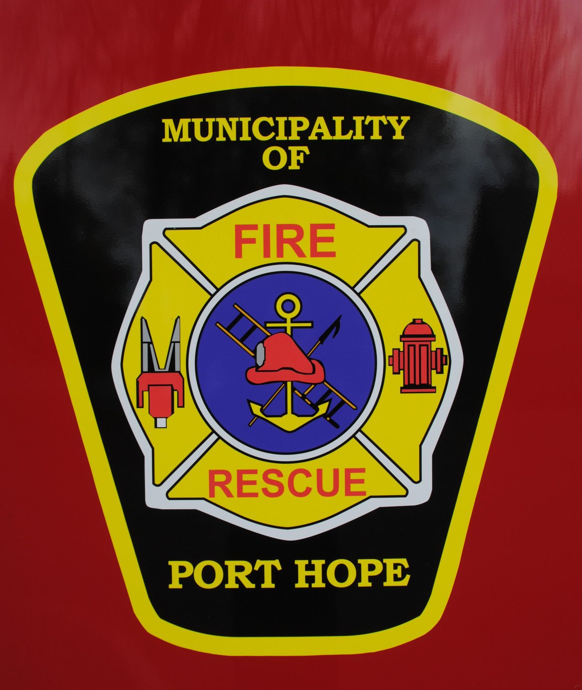 A man was injured in a house fire in Port Hope on Tuesday morning.