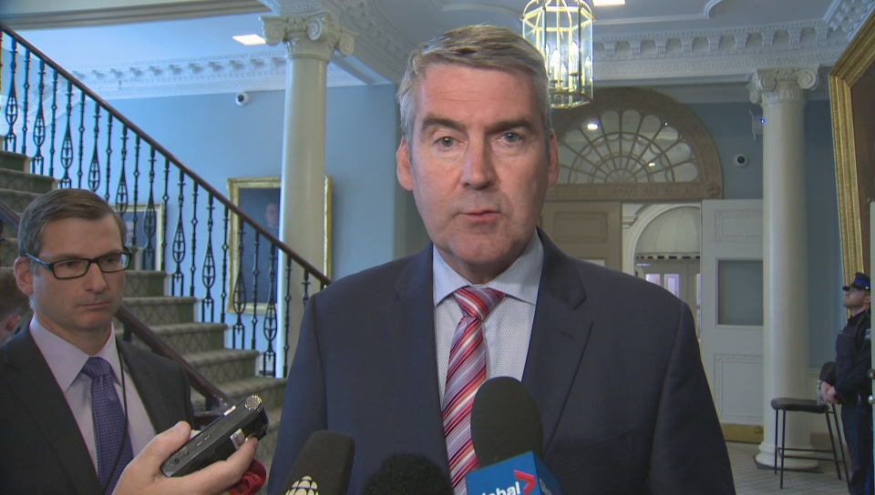 Stephen McNeil addresses media on Sept. 20, 2018. 
