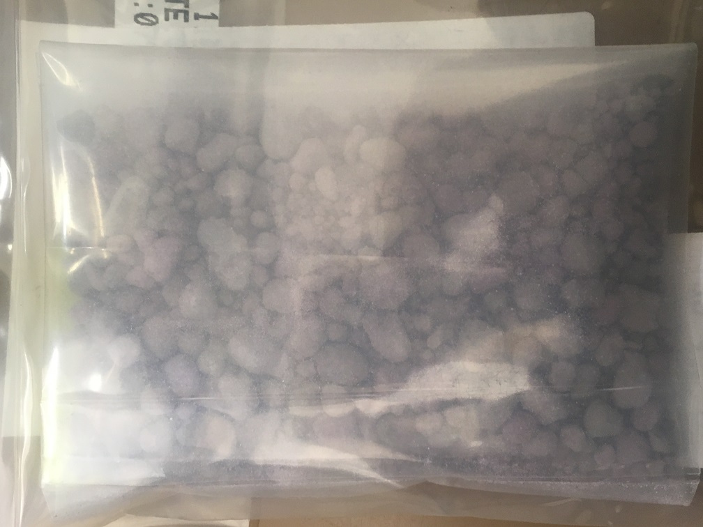 Police seized $98,000 worth of purple fentanyl in a drug bust in north Edmonton in August of 2018.