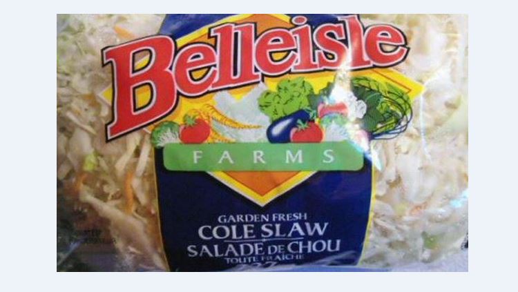 Belleisle Farms brand coleslaw has been recalled. 
