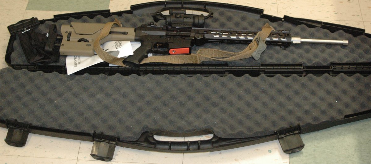 Ottawa police seized this Alberta tactical rifle after executing two search warrants in Nepean on Sept. 21.