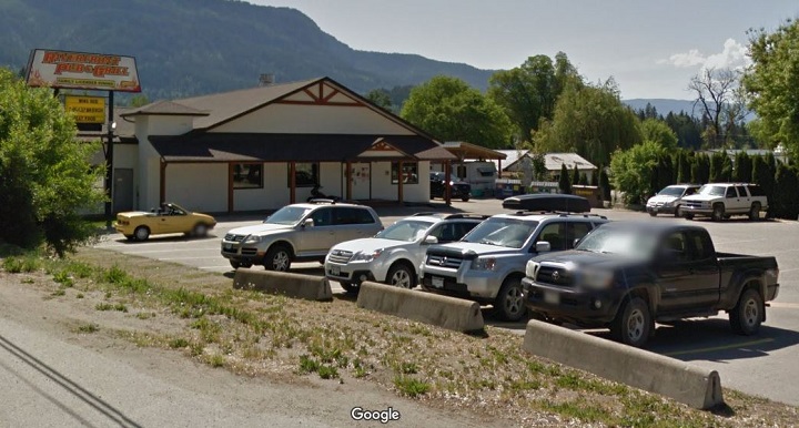 Police are investigating a break and enter of the Riverfront Pub in Grindrod, B.C.