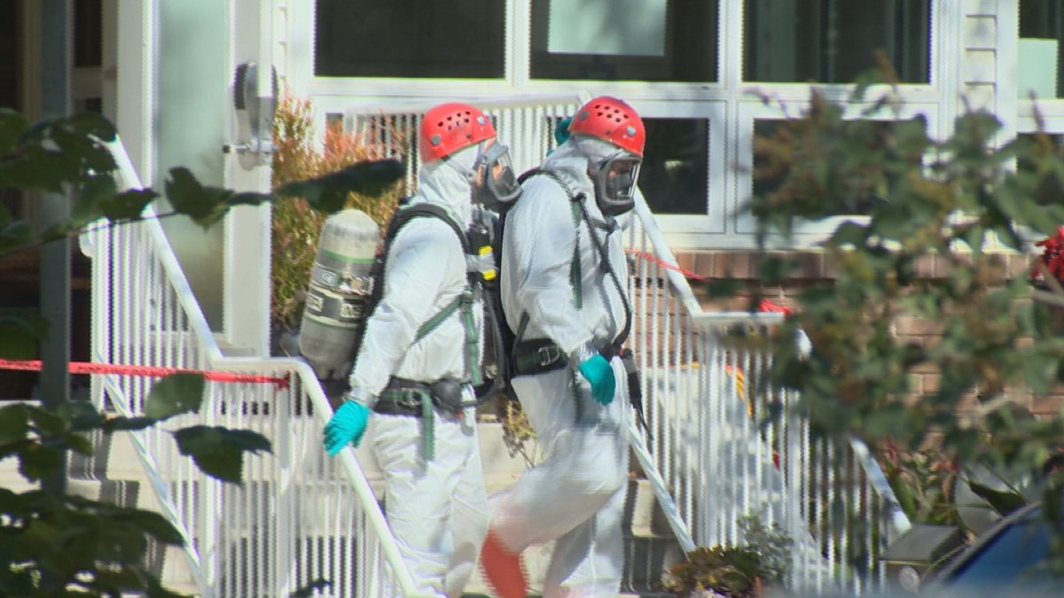A decision was made to evacuate Ronald McDonald House in Saskatoon after an unknown substance was found on the premises.