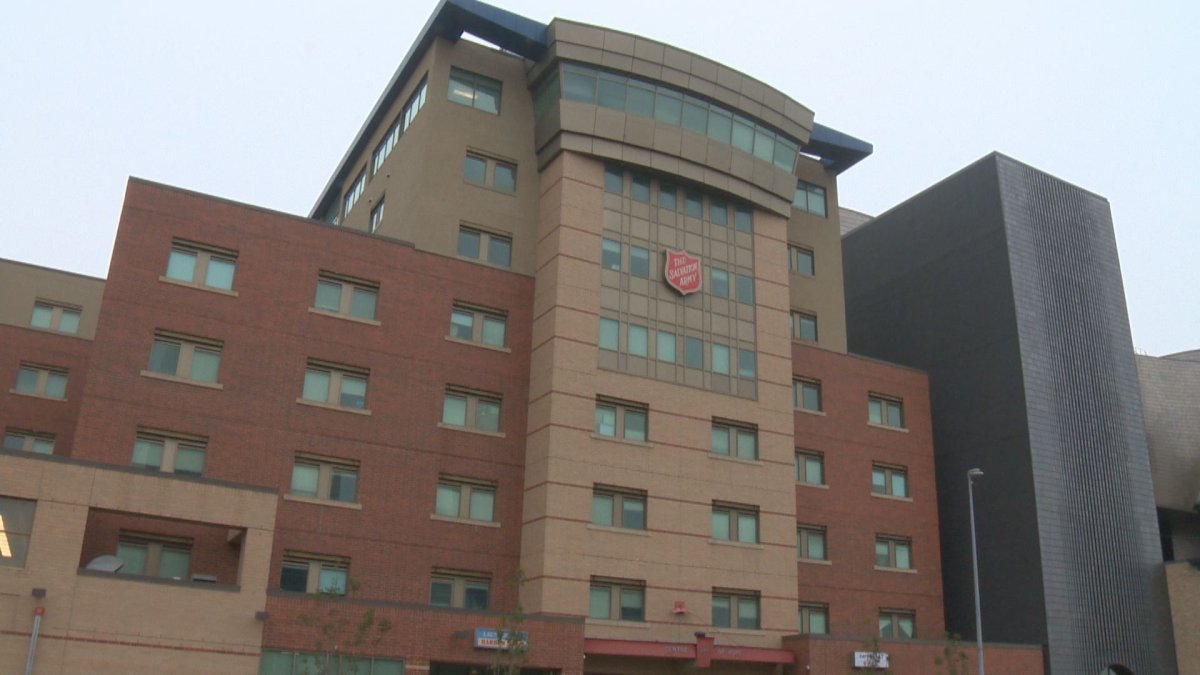 Calgary's Salvation Army was evacuated after a water main break on Saturday. 