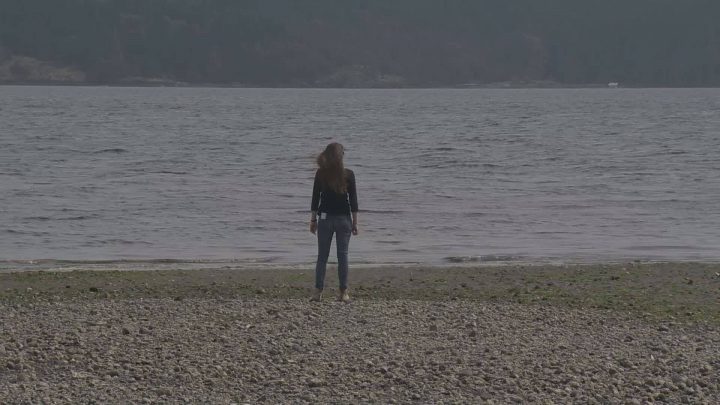 Dr. Shannon Waters at Cowichan Bay on Vancouver Island.