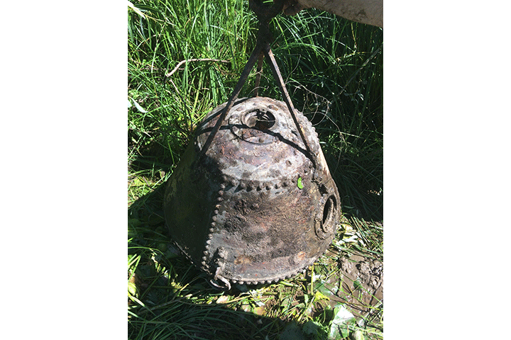 First World War sea mine found in Latvia.