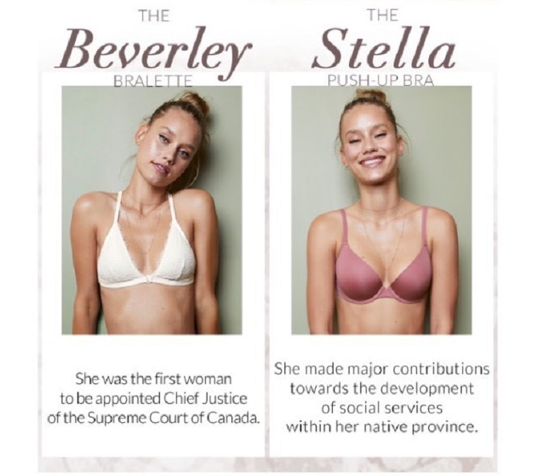 Quebec-based clothing brand Simons is apologizing for naming bras in its new lingerie line after famous Canadian women including former Supreme Court chief justice Beverley McLachlin.